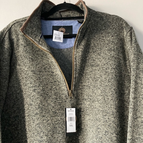 NWT Weatherproof 1/4 Zip 2XL Dark MossCozy Warm Handsome Outdoors - Picture 3 of 8
